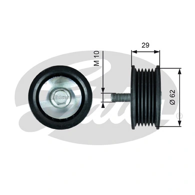 Rolo parasita da correia de transmissão Gates T36443 preço, a partir de 19,66 USD