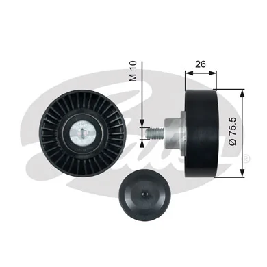 Rolo parasita da correia de transmissão Audi Q7 SUV (4MB, 4MG, 4MQ) (2015 - 2026) 