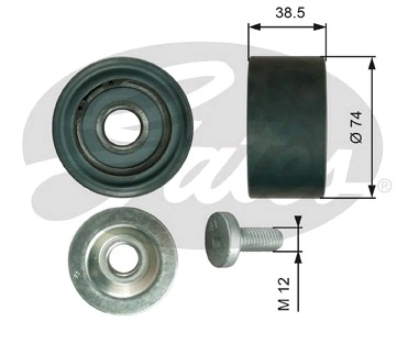 Rolo parasita da correia de transmissão Volvo Trucks TRUCK FH12  