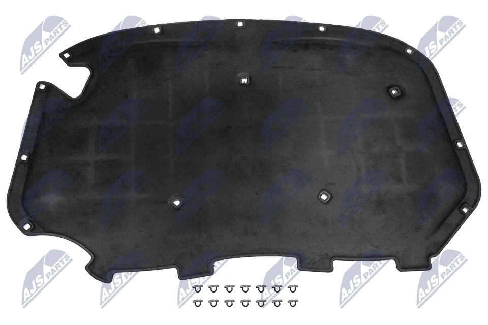 Isolamento de ruído da capota para Skoda SuperB 3T4