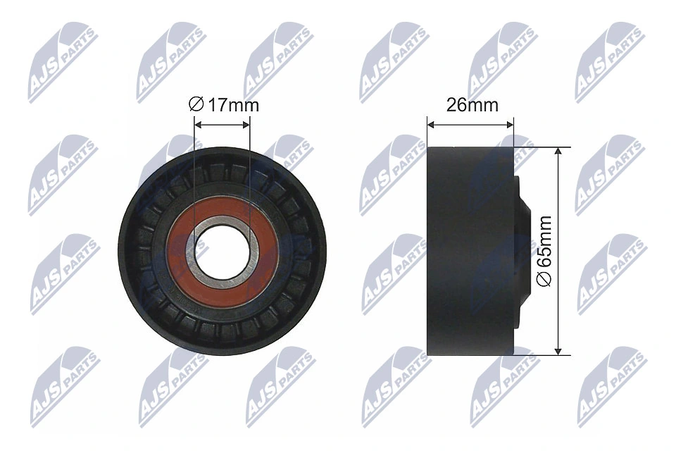 Rolo de reguladora de tensão da correia de transmissão Renault Kangoo II FW0 ao melhor preço