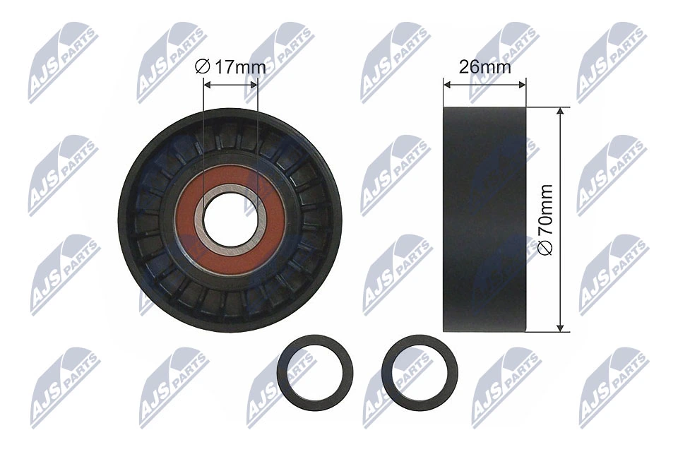 Compre 531078210 LUK Rolo de reguladora de tensão da correia de transmissão