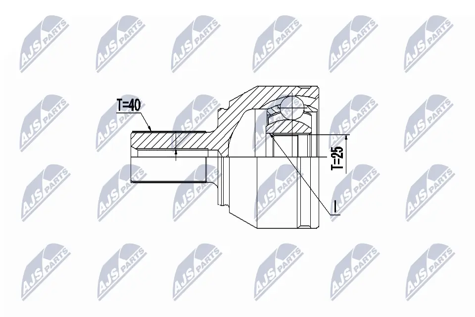 Junta homocinética interna dianteira direita Volvo 36051321 preço, a partir de 50,70 USD