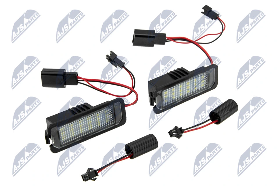 Lanterna da luz de fundo de matrícula traseira para Volkswagen Polo VI AW1, BZ1, AE1