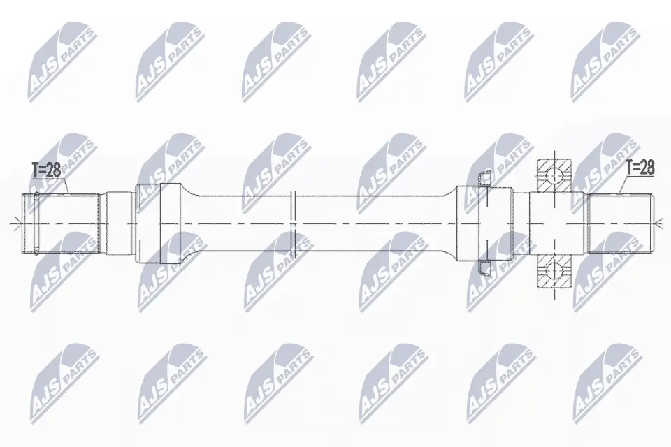 Semieixo (acionador) dianteiro direito NTY NWPMZ004 preço, a partir de 71,15 USD