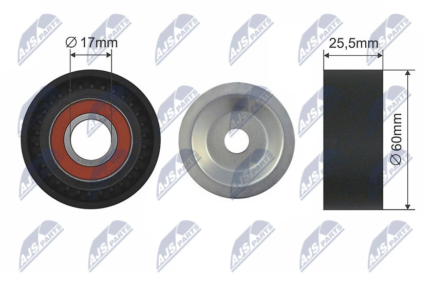 Compre Rolo de reguladora de tensão da correia de transmissão Renault Scenic 1