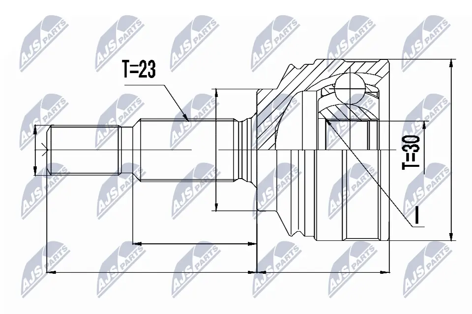 Compre Junta homocinética externa dianteira Renault Clio 4