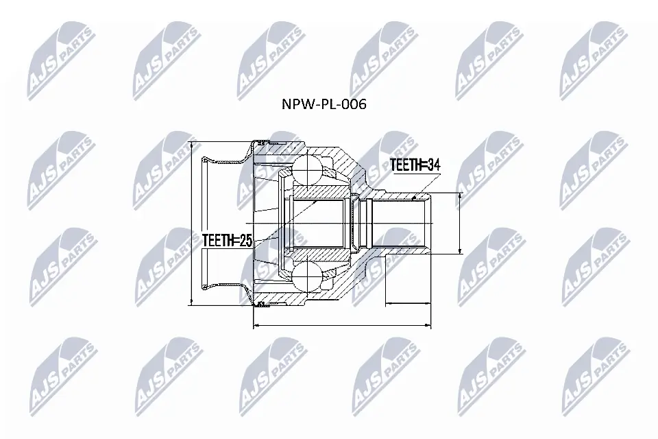 Compre 90304156 General Motors Junta homocinética interna dianteira direita