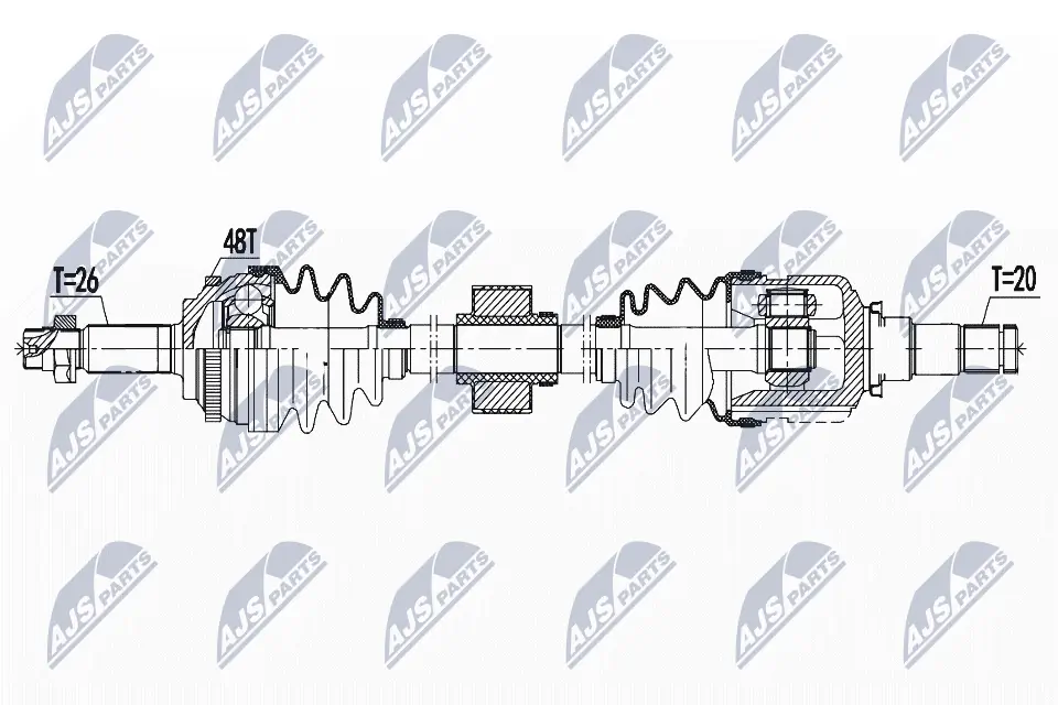 Compre 434104020 Toyota Semieixo (acionador) dianteiro direito