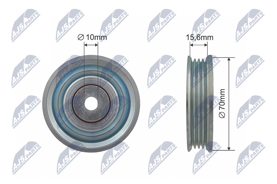 Rolo de reguladora de tensão da correia de transmissão para Suzuki Swift MZ, EZ
