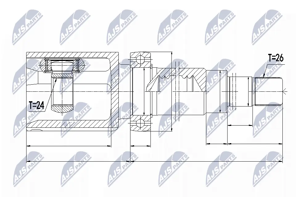 Junta homocinética externa dianteira Volvo V40 preço, a partir de 32,51 USD