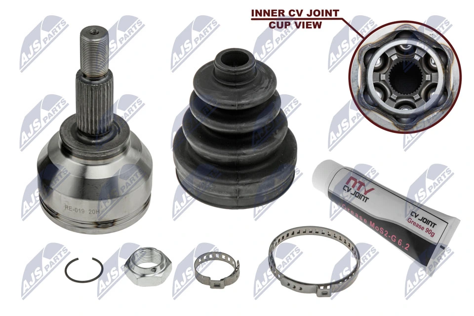 Junta homocinética externa dianteira para Renault Laguna KG0, KG1