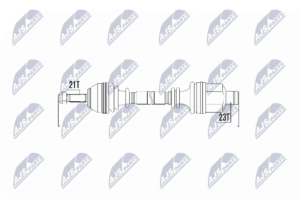 Semieixo (acionador) dianteiro direito Polcar T49150SP preço, a partir de 98,87 USD
