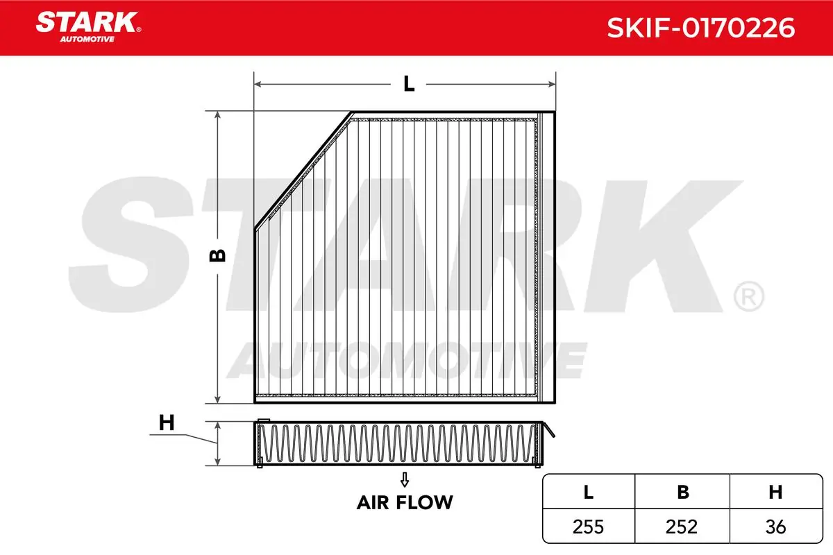SKIF0170226 Market (OEM) Filtro de salão