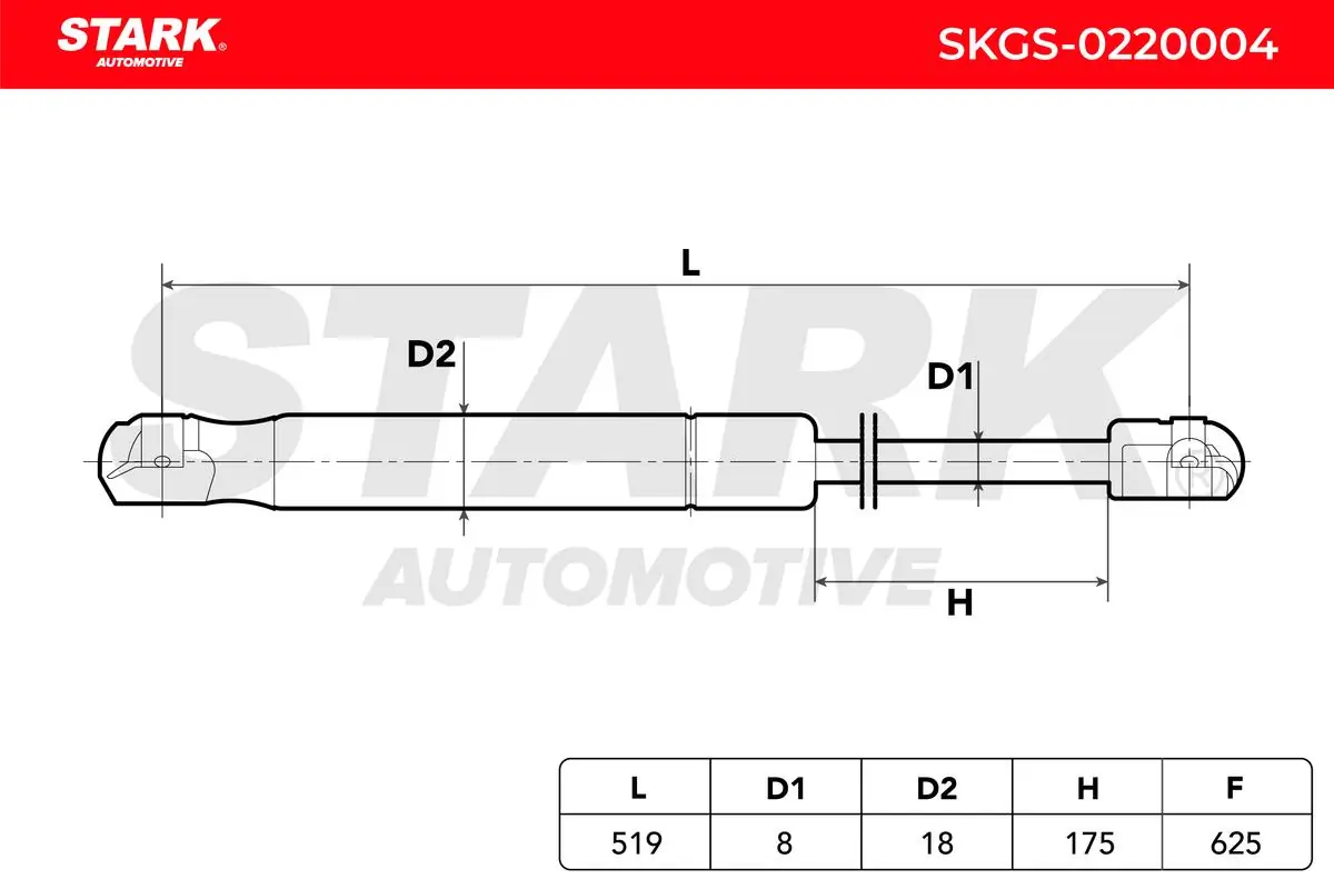 Amortecedor de tampa de porta-malas (de 3ª/5ª porta traseira) Market (OEM) SKGS0220004 preço, a partir de 12,23 USD