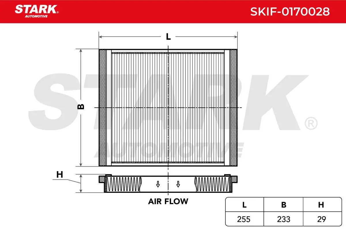 SKIF0170028 Market (OEM) Filtro de salão