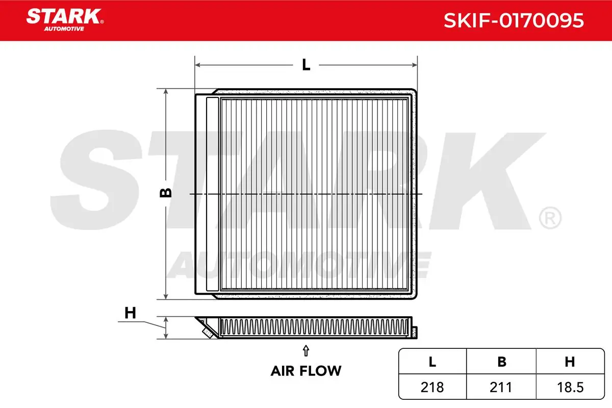 Filtro de salão SKIF0170095 Market (OEM)