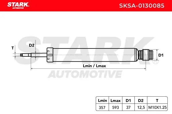 SKSA0130085 Market (OEM) Amortecedor traseiro