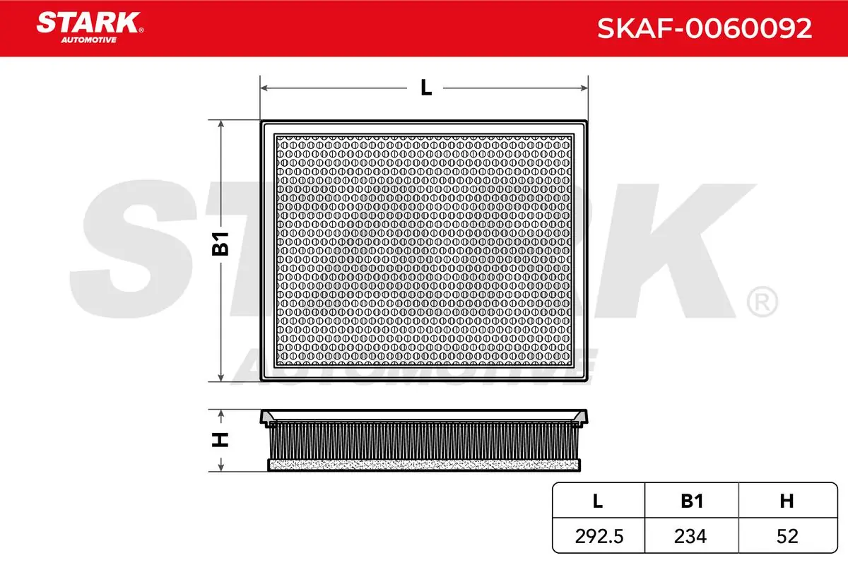 Filtro de ar para Opel Astra F48, F08