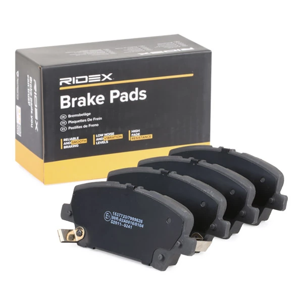 Sapatas do freio dianteiras de disco Ridex 402B0152
