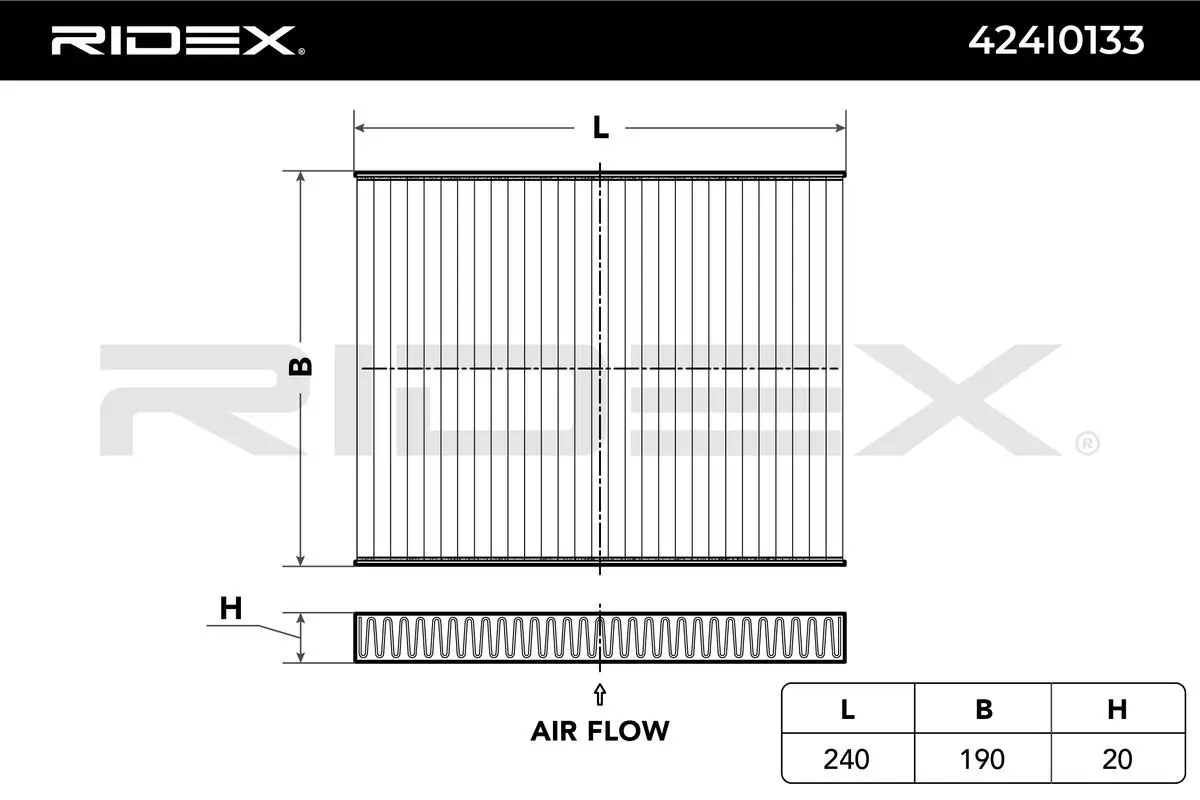 Filtro de salão Ridex 424I0133 preço, a partir de 7,59 USD