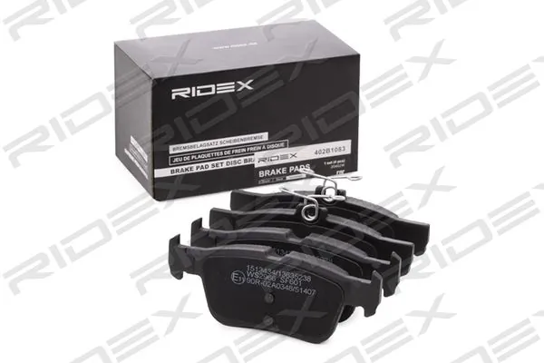402B1083 Ridex Sapatas do freio traseiras de disco