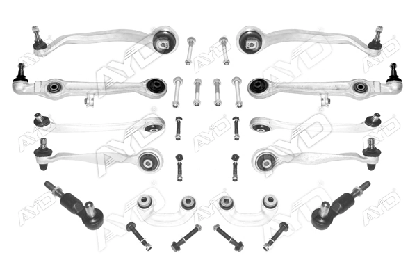 Kit de braços oscilantes de suspensão dianteira VAG 8E0498998 preço, a partir de 281,52 USD