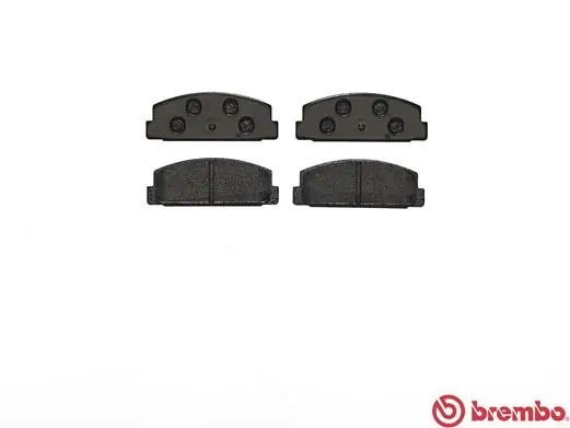 P49036 Brembo Sapatas do freio traseiras de disco