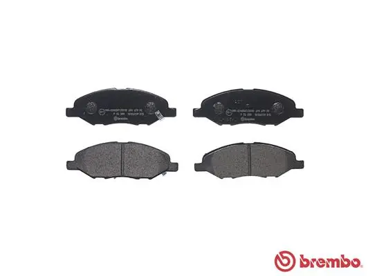 P56088 Brembo Sapatas do freio dianteiras de disco