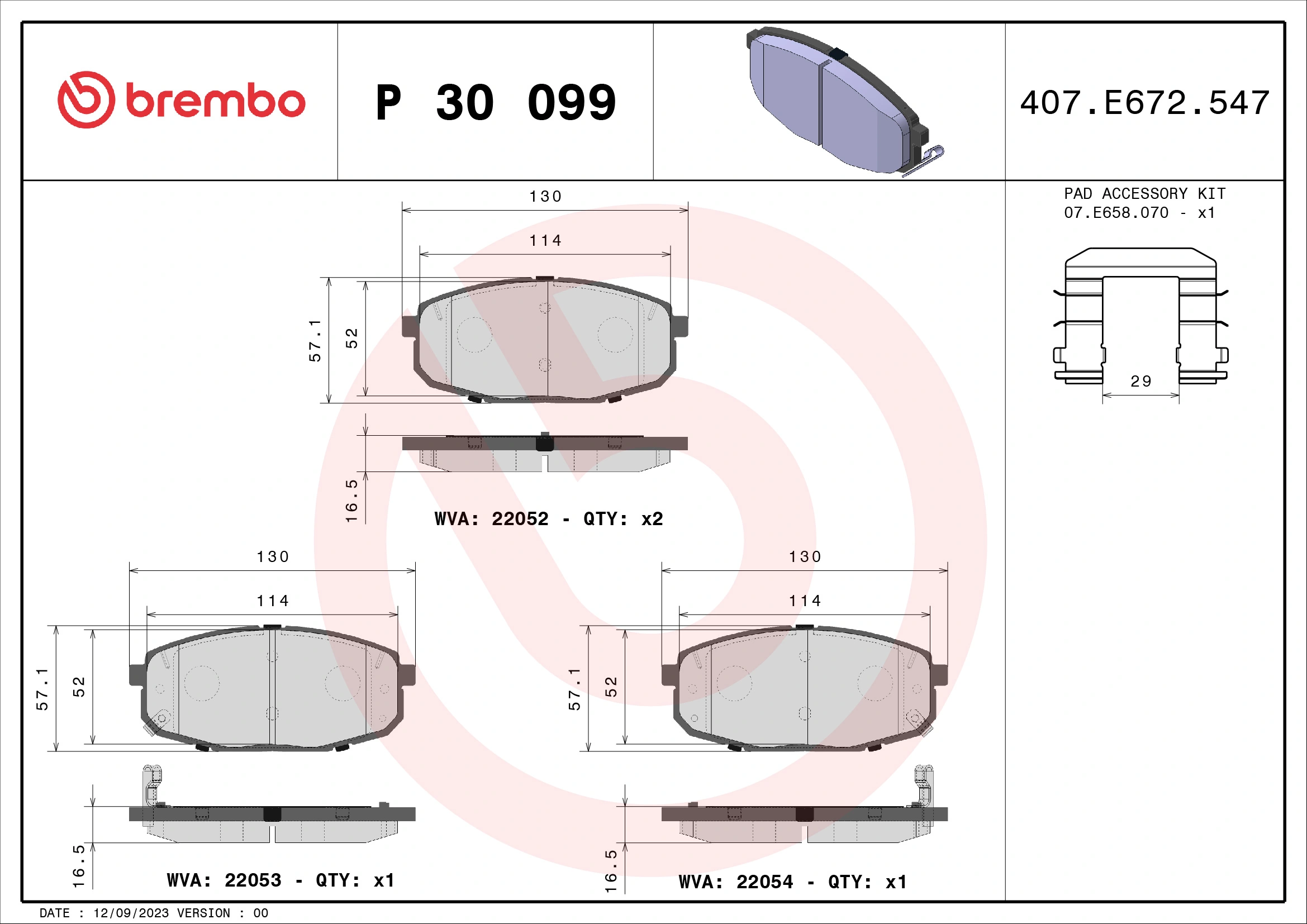 P30099 Brembo