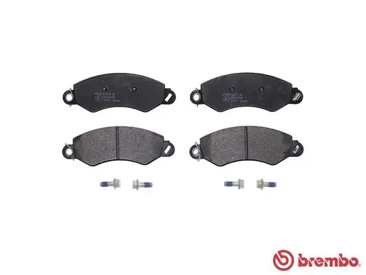 PB1002 Brembo Sapatas do freio dianteiras de disco