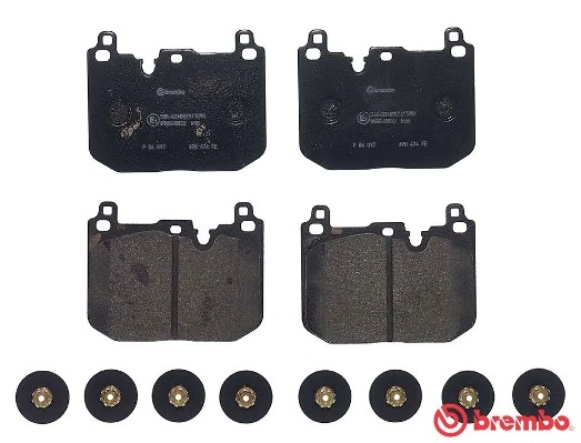 P06097 Brembo Sapatas do freio dianteiras de disco