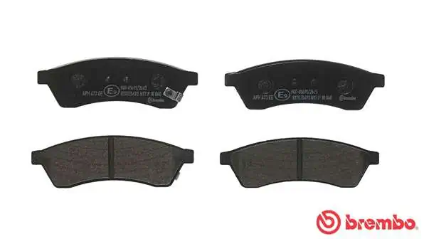 P10060 Brembo Sapatas do freio traseiras de disco