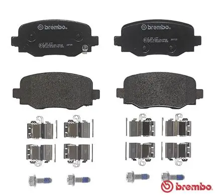 P23177 Brembo Sapatas do freio traseiras de disco