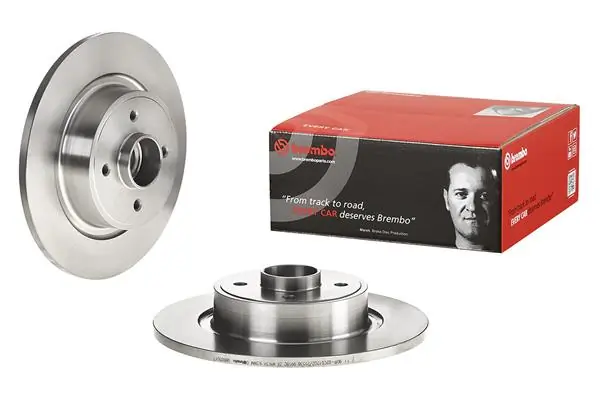 08B65017 Brembo Disco do freio traseiro
