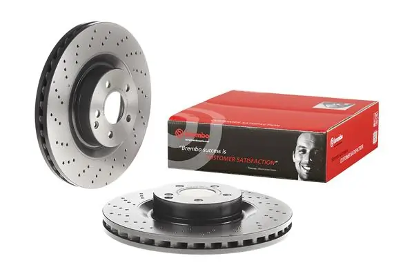09A81711 Brembo Disco do freio dianteiro
