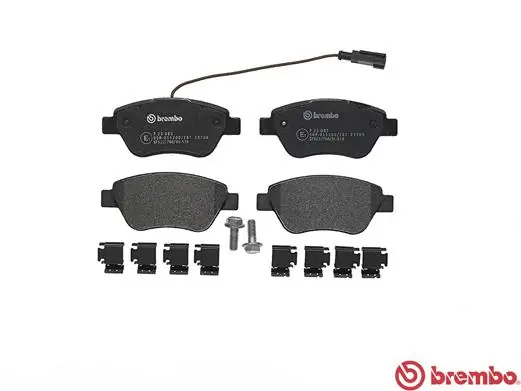 P23085 Brembo Sapatas do freio dianteiras de disco
