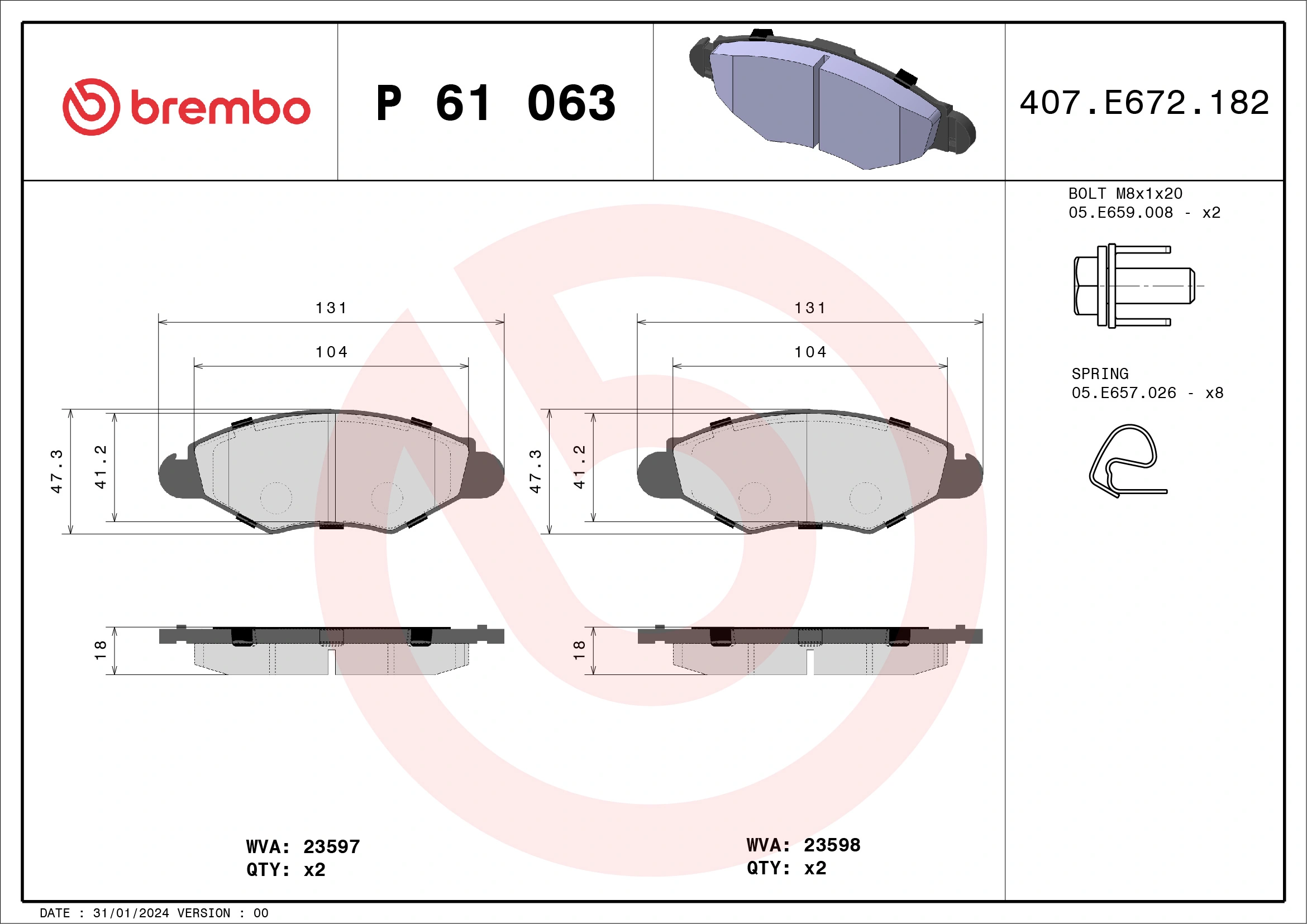 P61063 Brembo