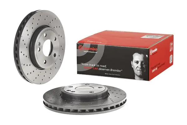09B43651 Brembo Disco do freio dianteiro