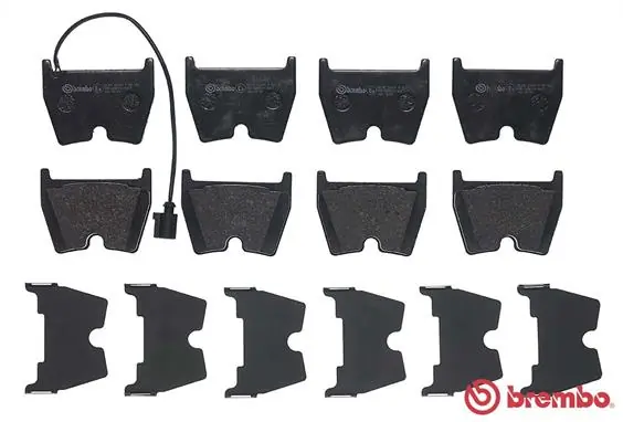 P85152 Brembo Sapatas do freio dianteiras de disco