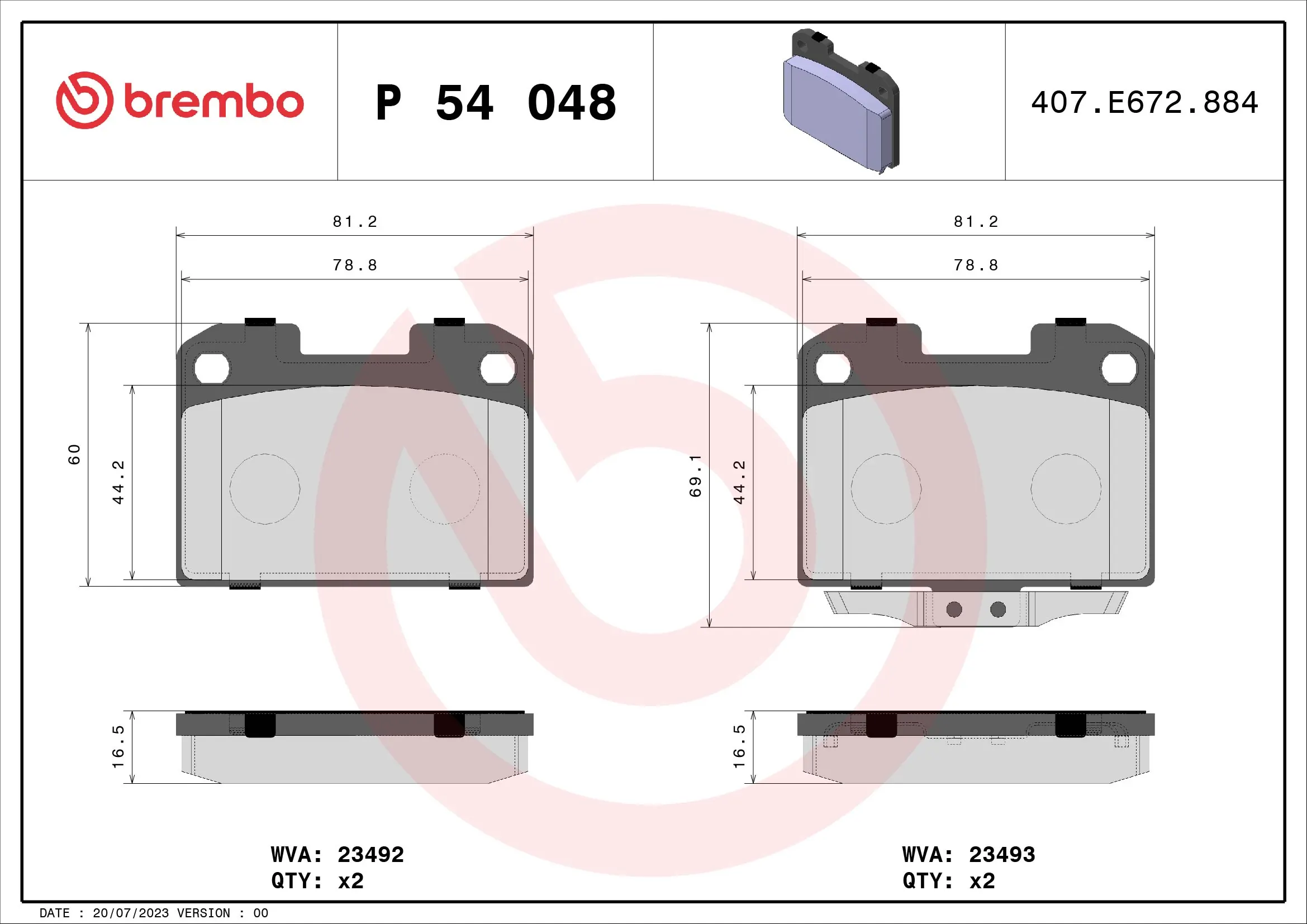 Compre MR389573 Mitsubishi Sapatas do freio traseiras de disco