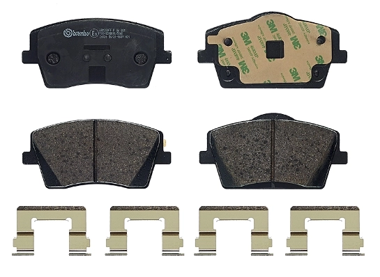 P86031 Brembo Sapatas do freio dianteiras de disco