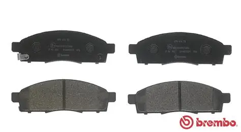 P56102 Brembo Sapatas do freio dianteiras de disco
