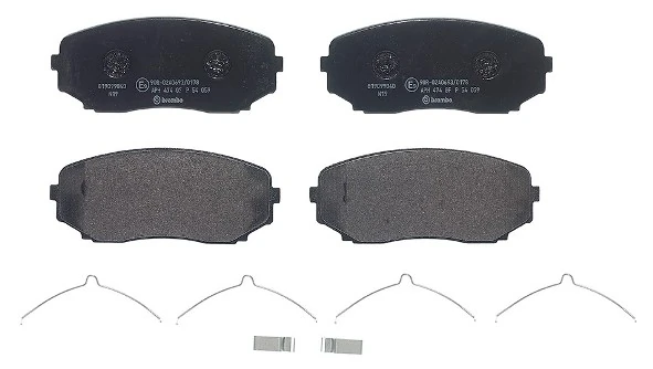 P54059 Brembo Sapatas do freio dianteiras de disco