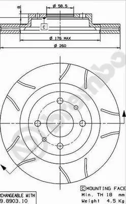 09890375 Brembo