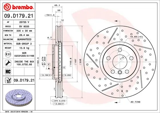 09D17921 Brembo