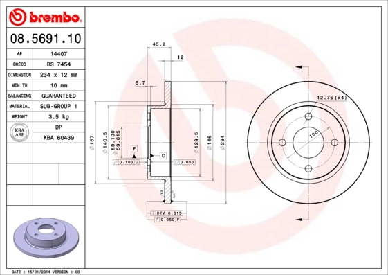 08569110 Brembo