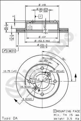 09674110 Brembo
