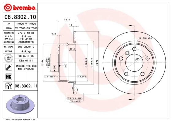 08830210 Brembo