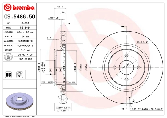 09548650 Brembo